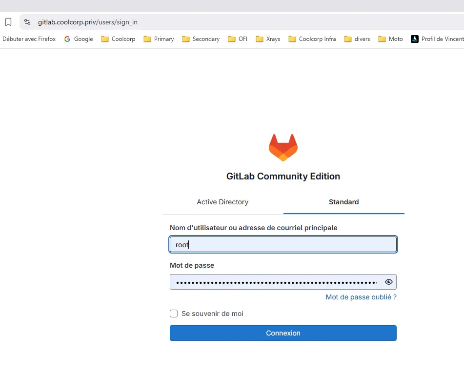 Premieres connexion à la plateforme