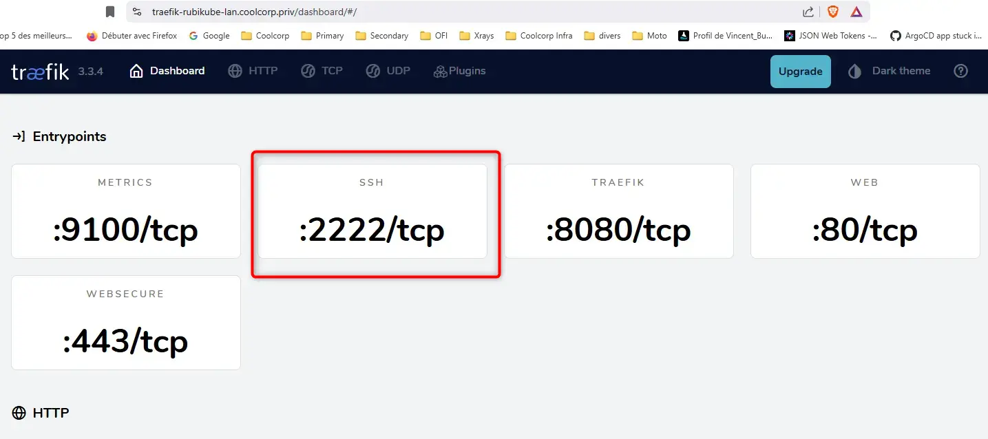 Controle de traefik