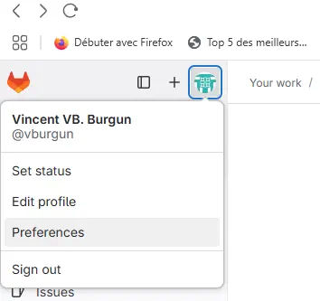 Déclaration de ma clef ssh