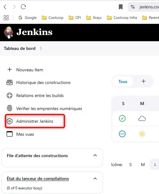 Administrer Jenkins
