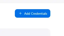 Add Credentials