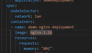 Modification du yaml