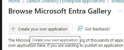 Création d'une application d'entreprise custom