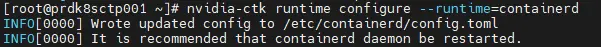 Configuration de containerd pour le support des GPU NVIDIA