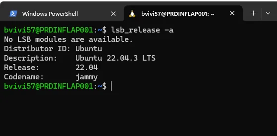 Controle de la version de Ubuntu