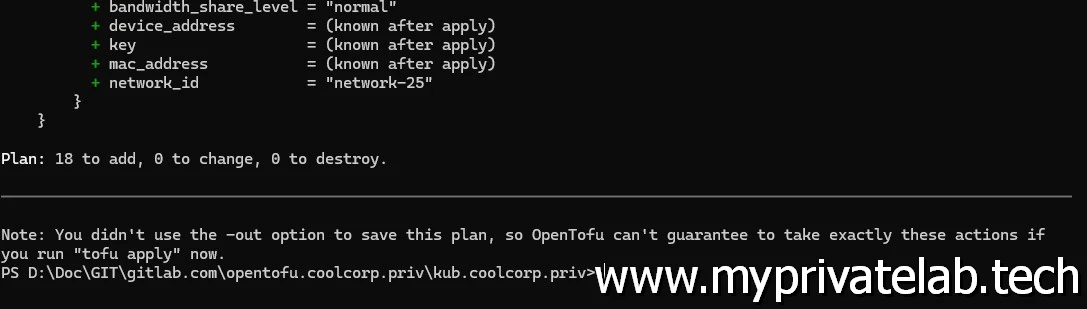 Plan OpenTofu/Terraform