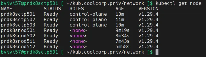 Controle des nodes Kubernetes