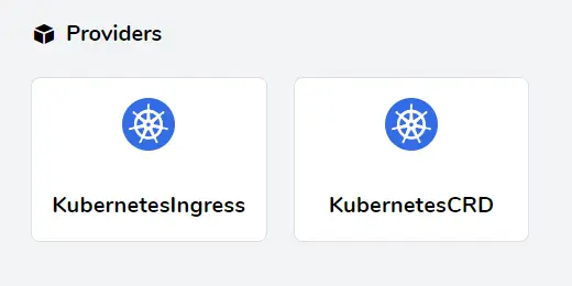 Liste des providers activés