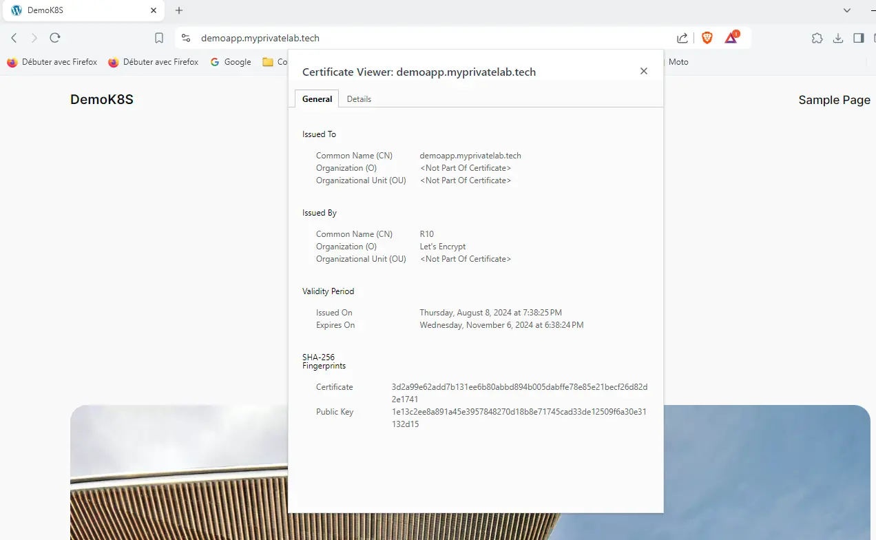 Site de demo en ligne