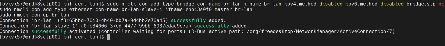 Configuration de l'interface LAN