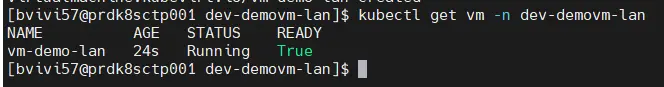 Controle de la VM