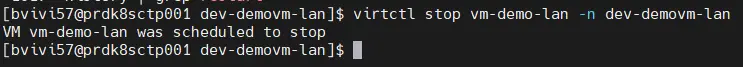 Coupure de la VM