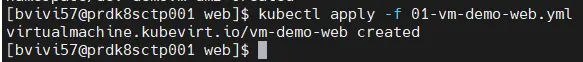 Déploiement de la VM