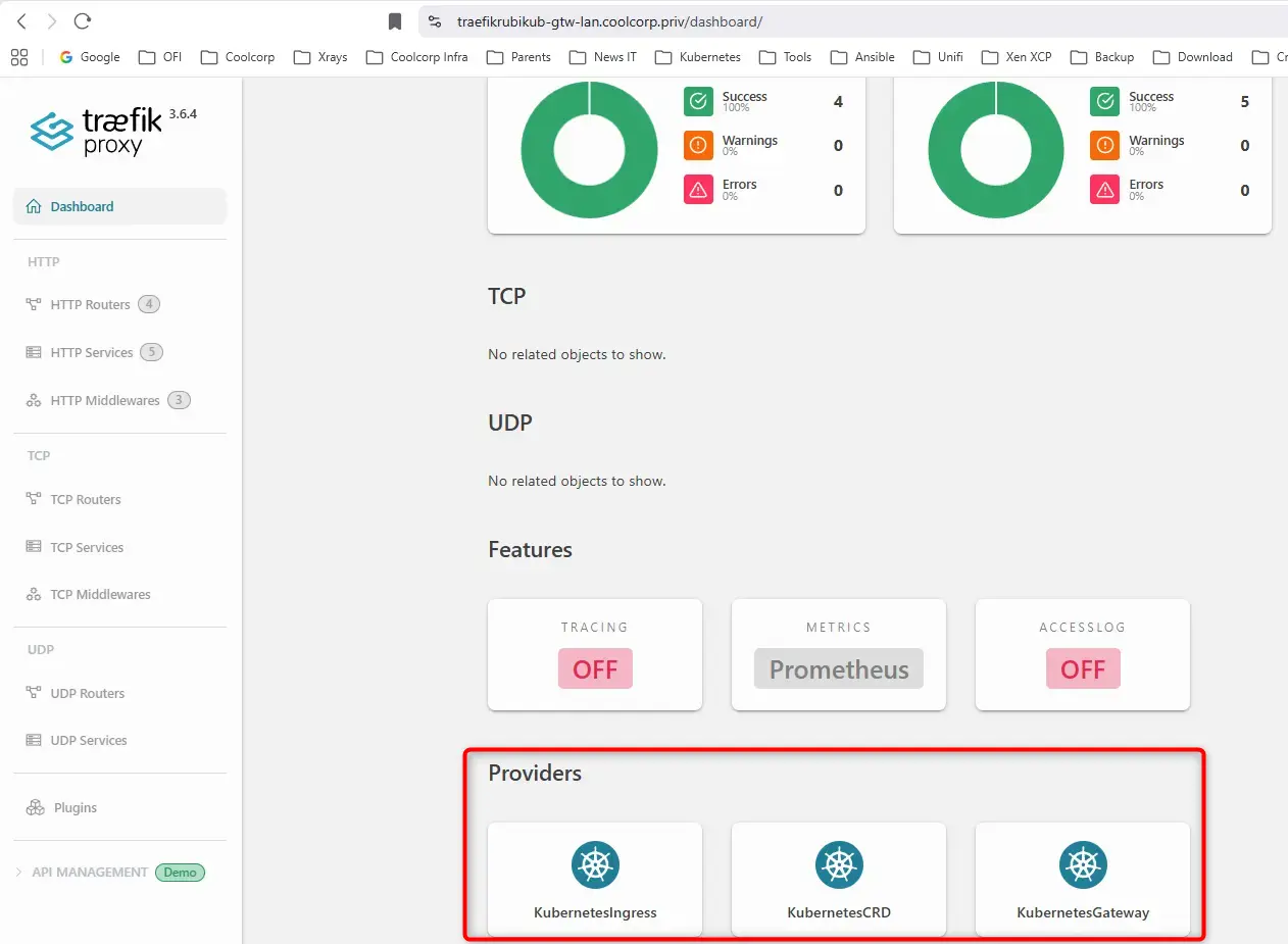 Dashboard Traefik