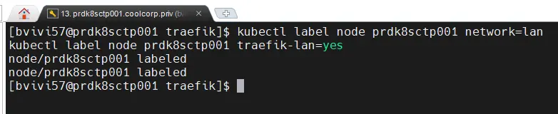 Labelisation du node