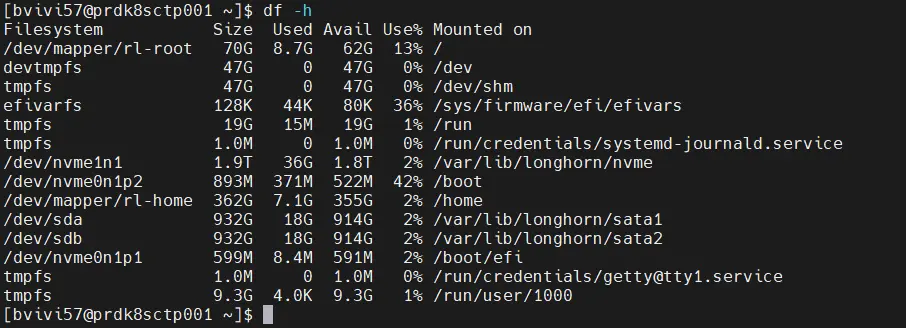 Controle du point des points de montages