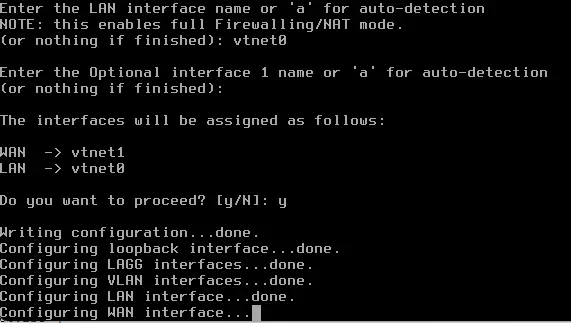 Configuration OPNsense