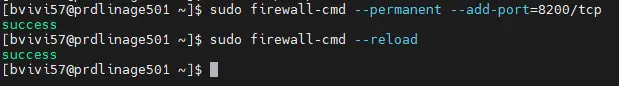 Ouverture Firewall