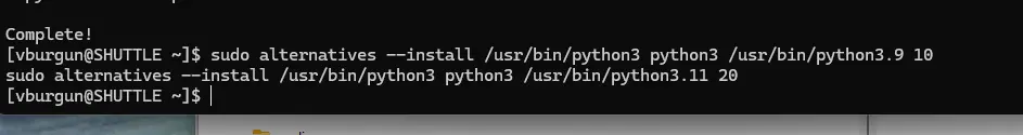 Installation de python3.11