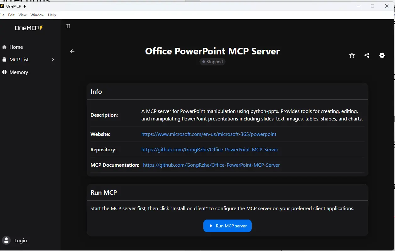 Module MCP Powerpoint