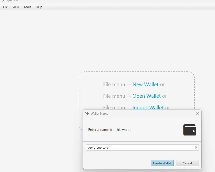 Lancement de Sparrow