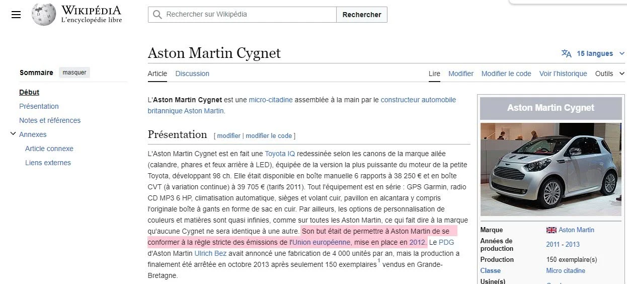 Une voiture rien que pour gagner des crédits carbone