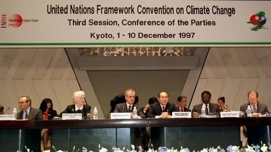 La convention de Kyoto en 1997
