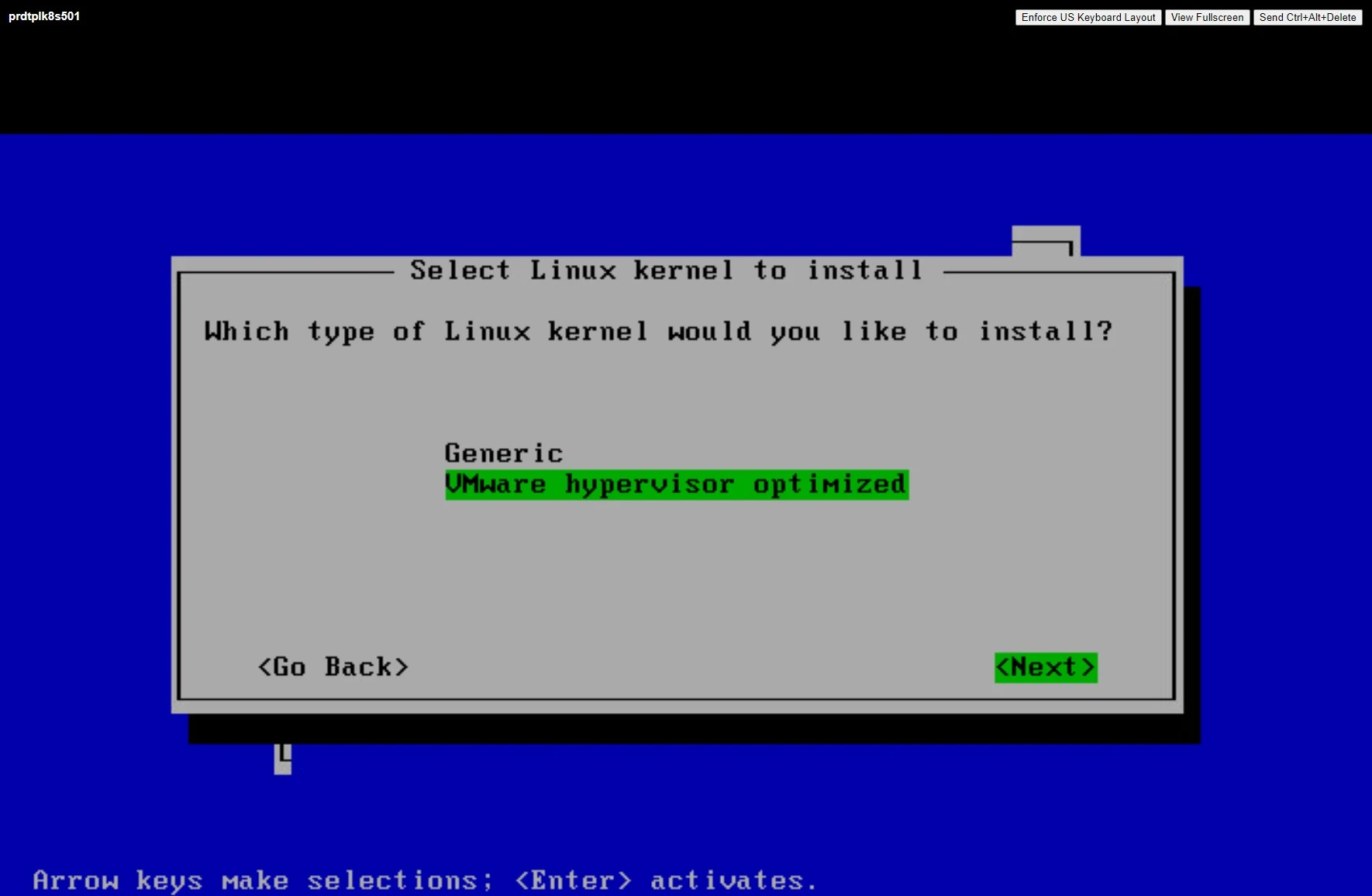 Choix du Kernel