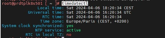 Controle de la date