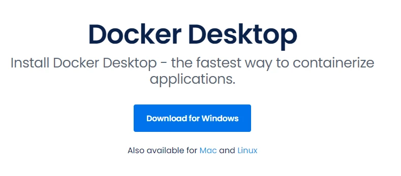 Docker Desktop