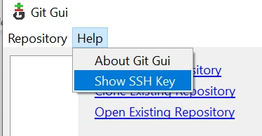 Creation des clefs SSH