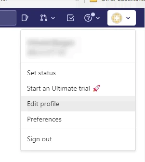 GitLab Profil