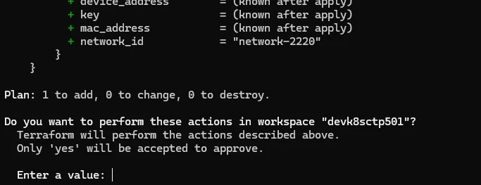 terraform apply