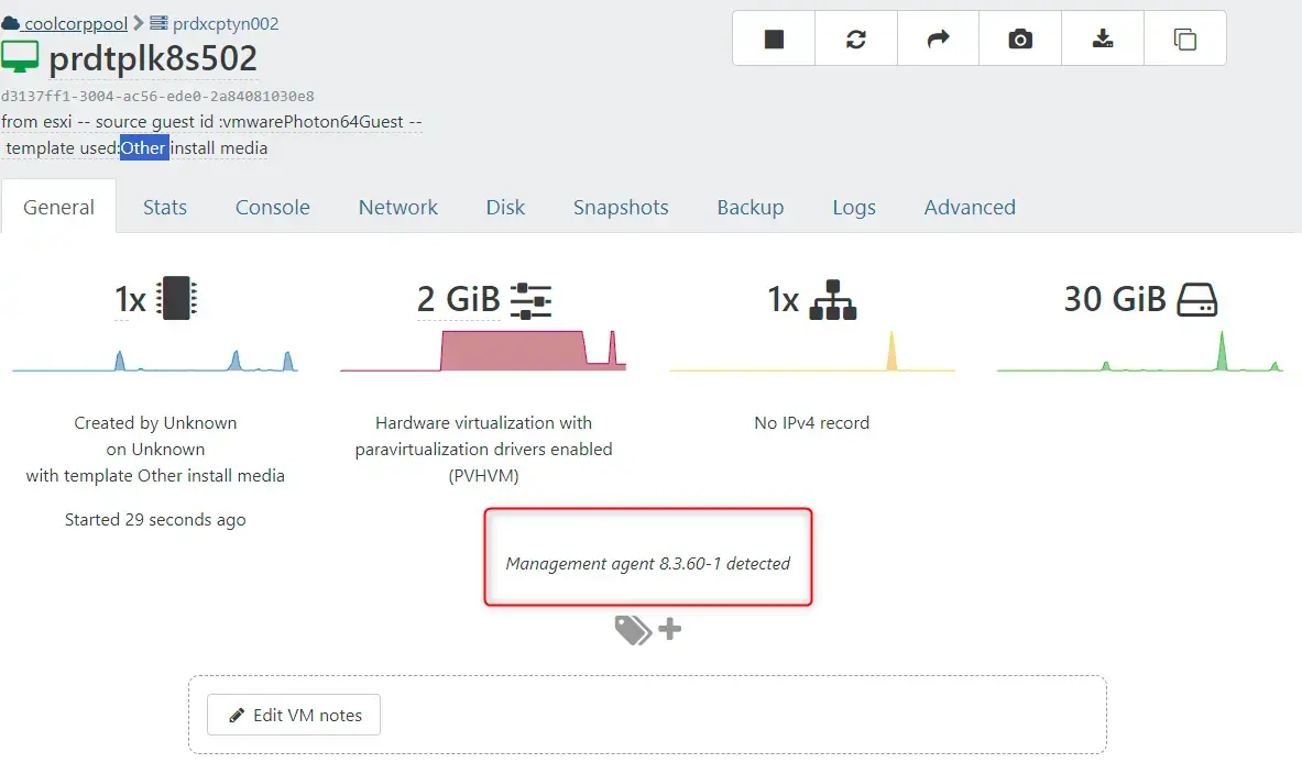 Vérification de l'installation des outils