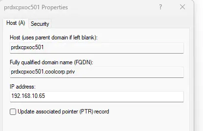 Enregistrement DNS