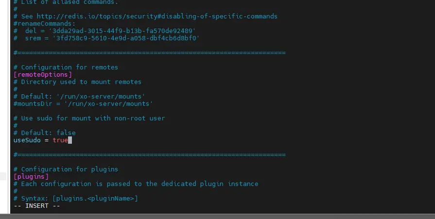 Activation de l'usage de sudo