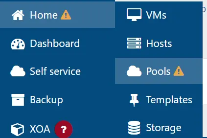 Paramètres avancés du pool - activation auto boot et HA