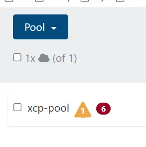 Paramètres avancés du pool - activation auto boot et HA