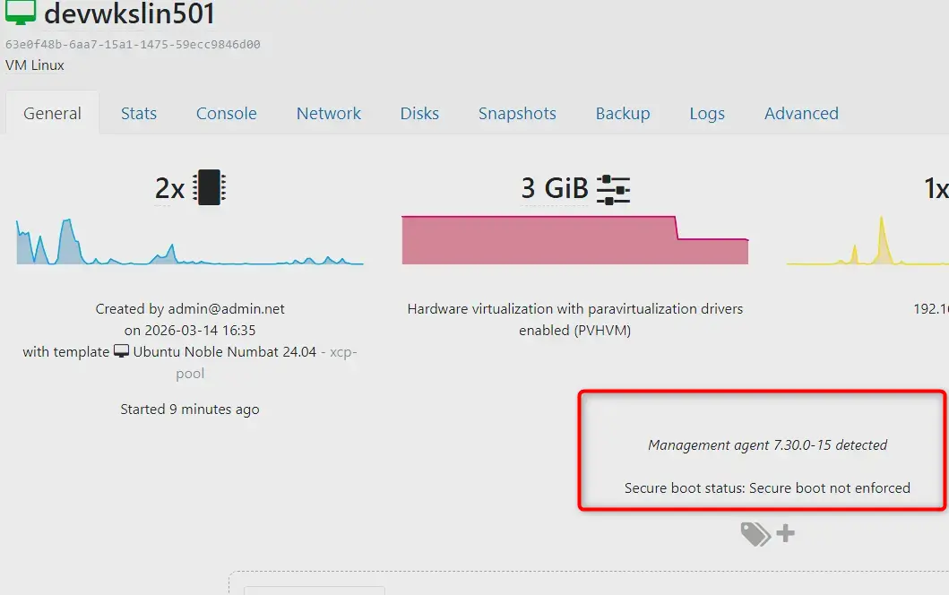 Controle de l'installation des tools