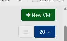 Création d'une nouvelle VM
