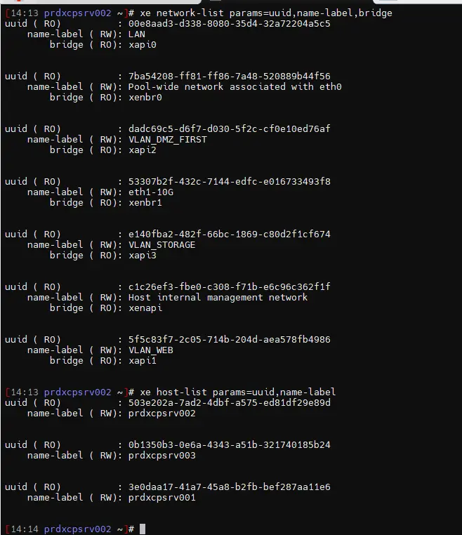 Récupération des informations