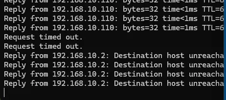 Coupure de service constatée lors de la Warm Migration