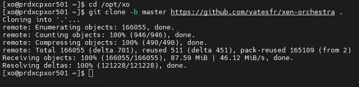 récupération des sources