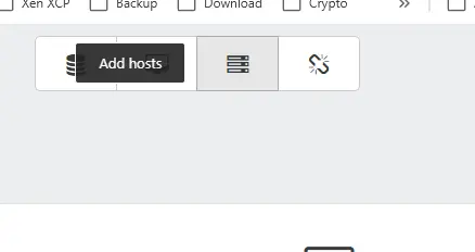 Ajout des hosts dans le pool