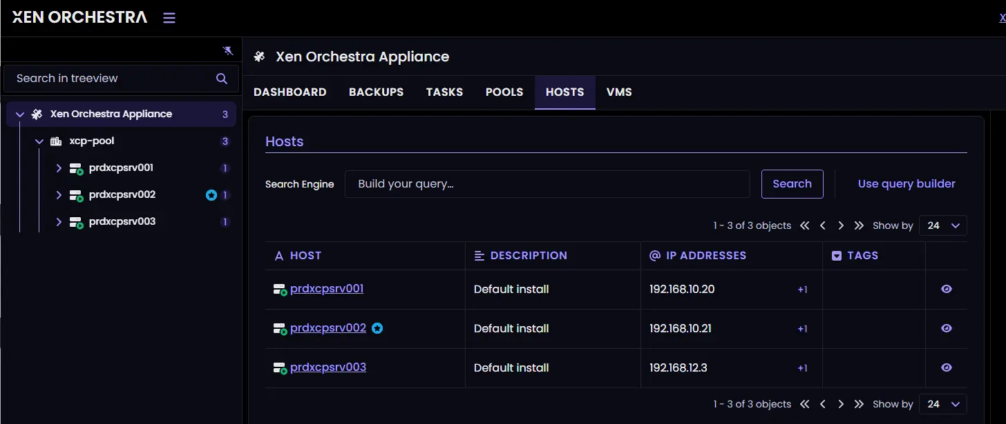 Vu globale du pool pour la V6.0